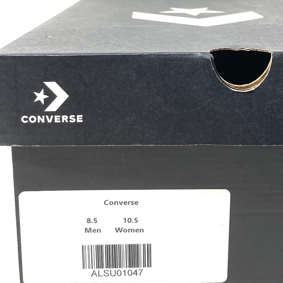 Converse Ctas High Top Leather Black Women's Size Sneakers Custom 165506C-BK - Picture 9 of 10